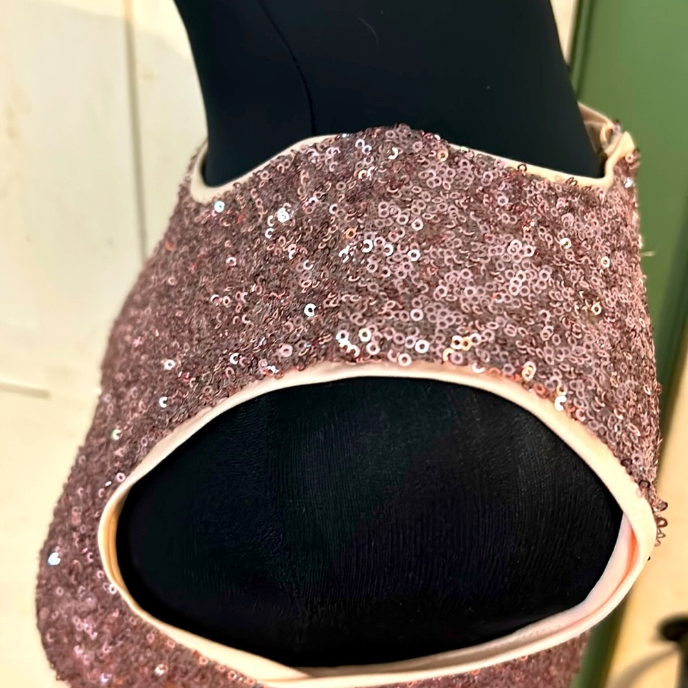EC Emerald Sundae Pink Sequin Dress Wedding Party Dance Graduation Barbie Girls - Picture 3 of 7